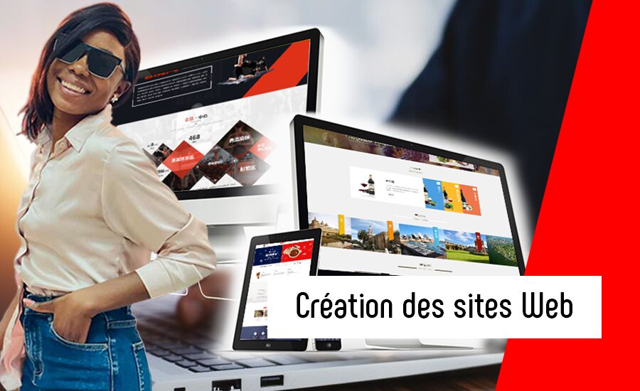 L'illustration de la création des sites web